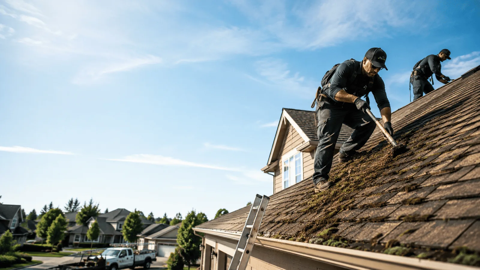 Roof Moss Removal in Ewing, IL near me